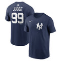 Aaron Judge New York Yankees Nike Navy Name & Number T-Shirt for Men product image 1, provided for visual reference and