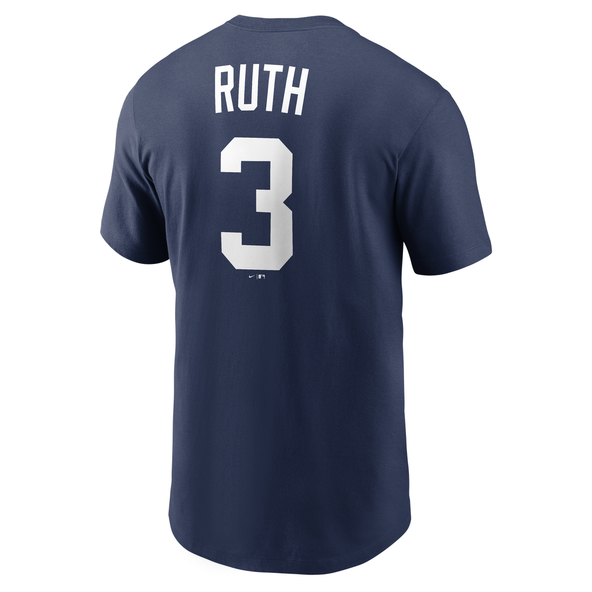 Babe Ruth New York Yankees Nike Navy Name & Number T-Shirt for Men product image 3, provided for visual reference and