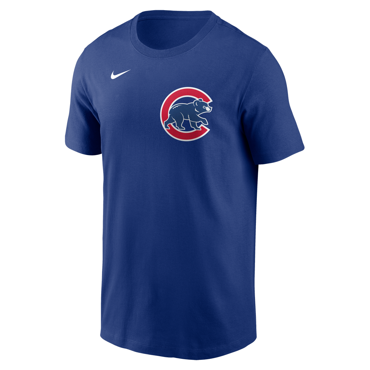 Nico Hoerner Chicago Cubs Nike Royal Blue Name and Number T-Shirt for Men product image 2, provided for visual reference and