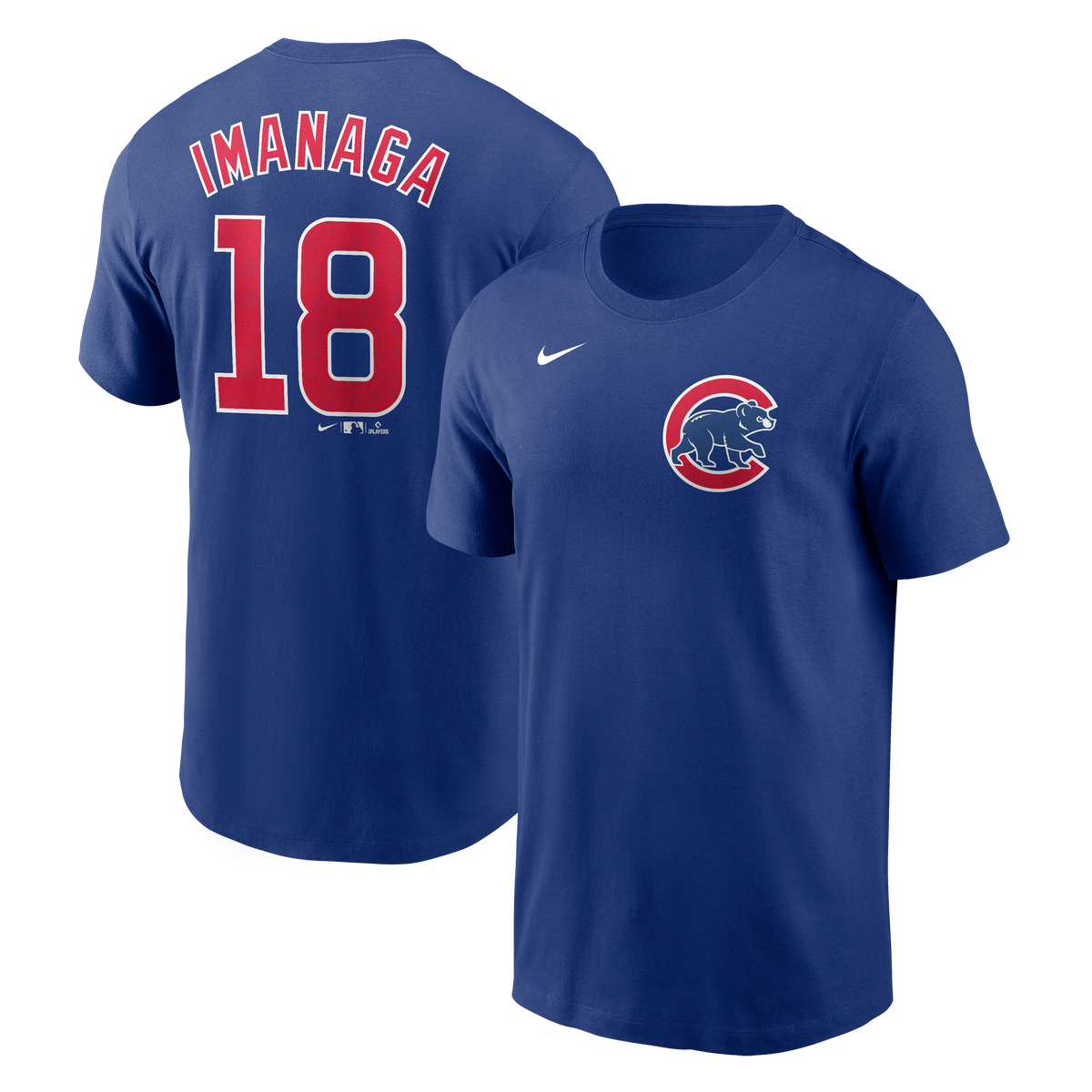 Shota Imanaga Chicago Cubs Nike Royal Blue Name and Number T-Shirt for Men product image 1, provided for visual reference