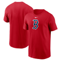 Boston Red Sox Nike Red Fuse Large Logo T-Shirt for Men product image 1, provided for visual reference and product detail