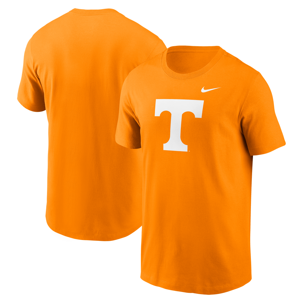 Tennessee Volunteers Nike Orange Primary Logo T-Shirt for Men product image 1, provided for visual reference and product