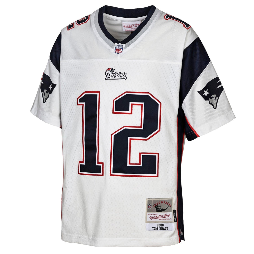 Youth New England Patriots Tom Brady Mitchell & Ness Navy Retired Player Vintage Replica Jersey product image 2, provided