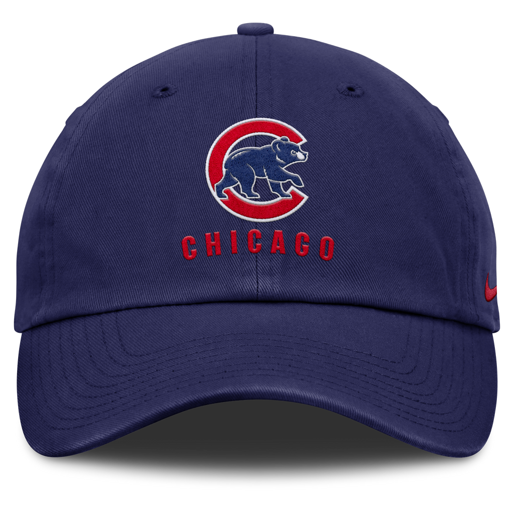Chicago Cubs Royal Blue Club Nike Adjustable Hat product image 2, provided for visual reference and product detail review
