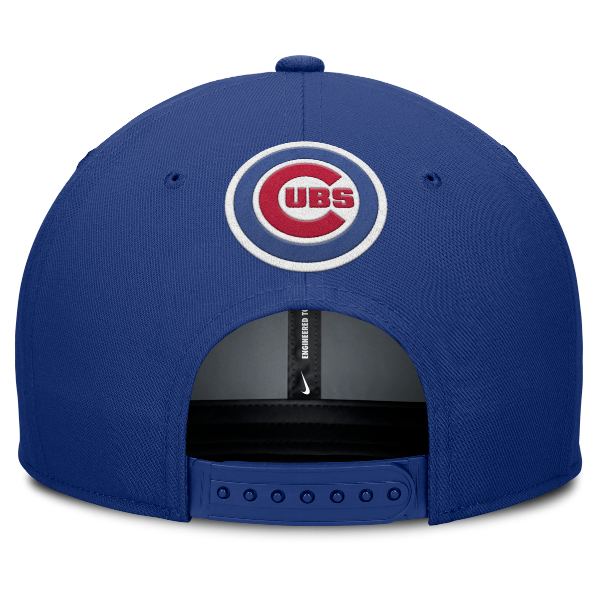 Chicago Cubs Nike Gray/Blue Dri-Fit Pro Adjustable Snapback Hat product image 4, provided for visual reference and product
