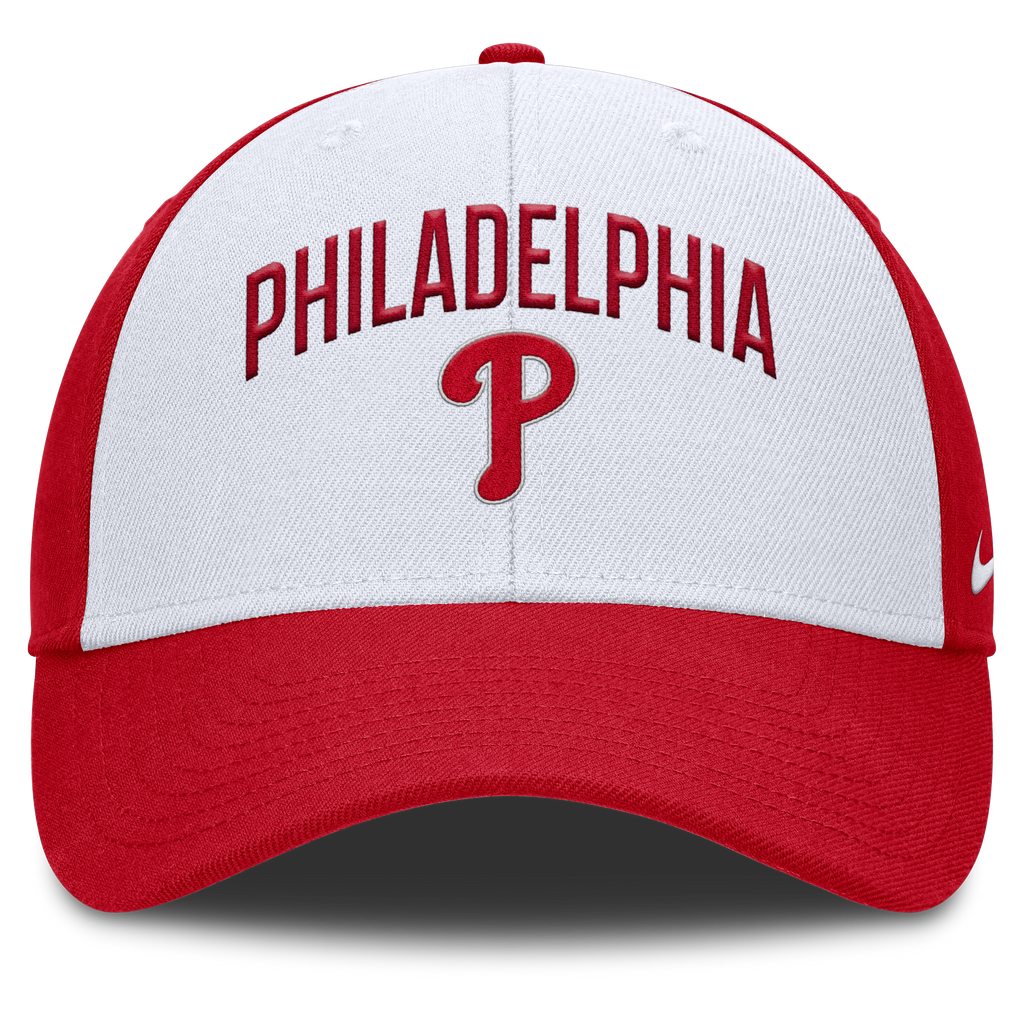 Philadelphia Phillies Nike Red Club Adjustable Hat product image 2, provided for visual reference and product detail review