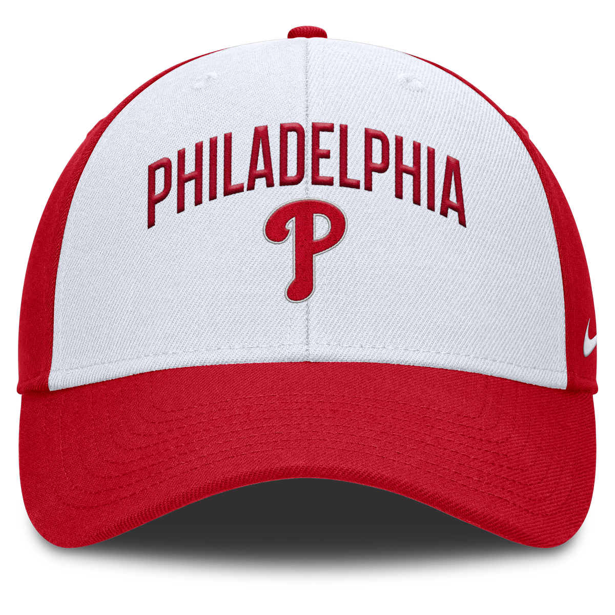 Philadelphia Phillies Nike Red Club Adjustable Hat product image 2, provided for visual reference and product detail review