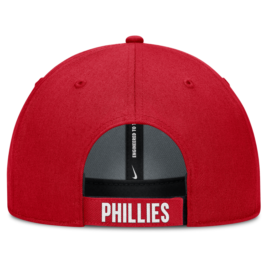 Philadelphia Phillies Nike Red Club Adjustable Hat product image 4, provided for visual reference and product detail review