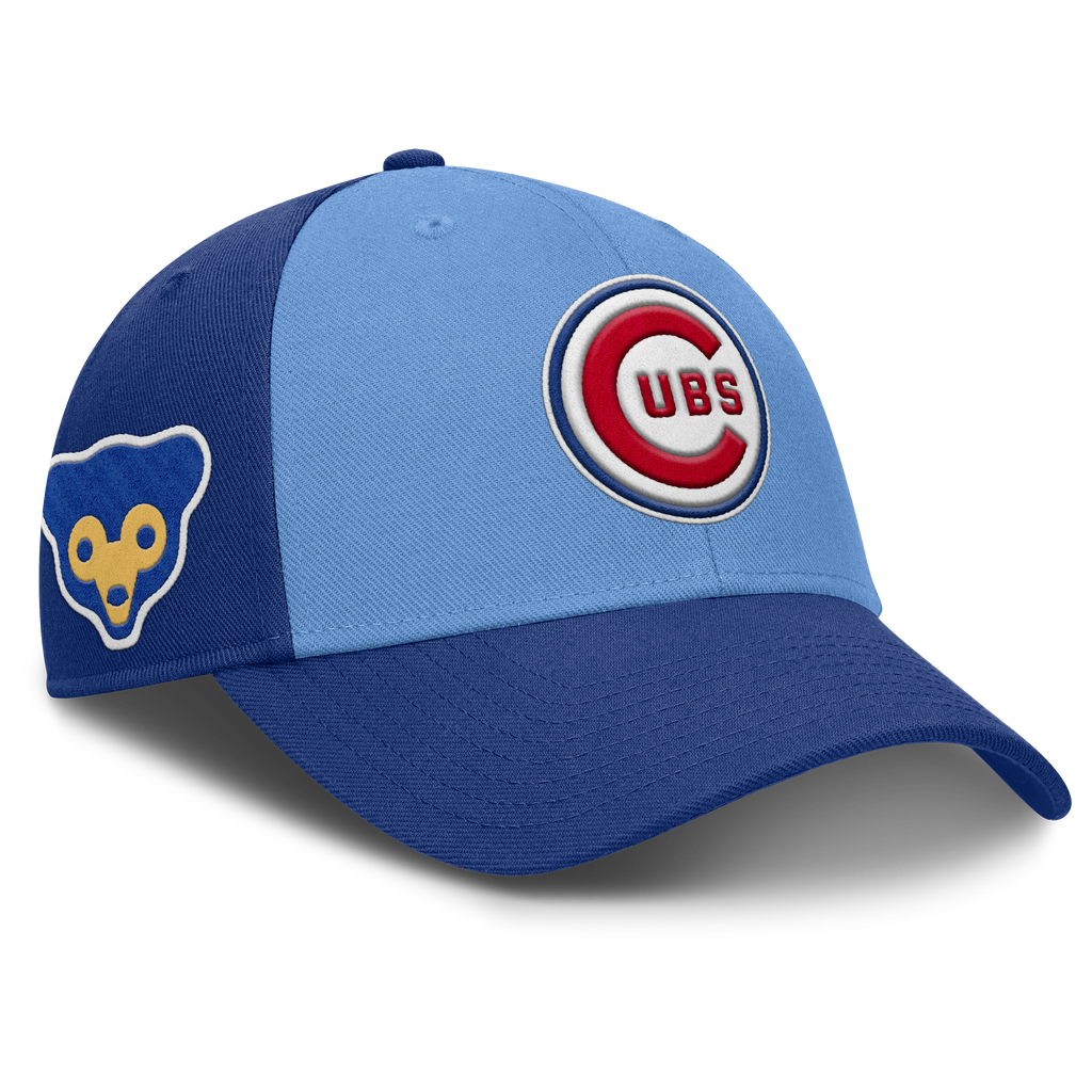 Chicago Cubs Nike Cooperstown Royal Blue Club Adjustable Hat product image 3, provided for visual reference and product