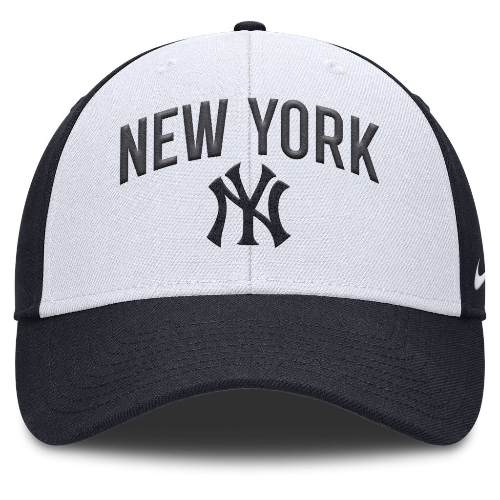 New York Yankees Nike Navy Blue Club Adjustable Hat product image 2, provided for visual reference and product detail review