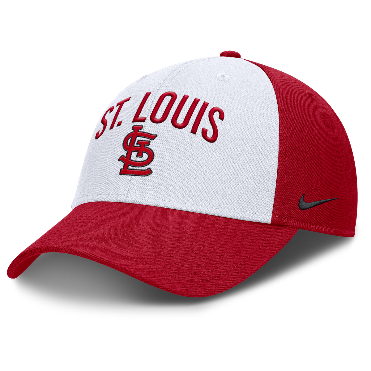 St. Louis Cardinals Nike Red Club Adjustable Hat product image 1, provided for visual reference and product detail review