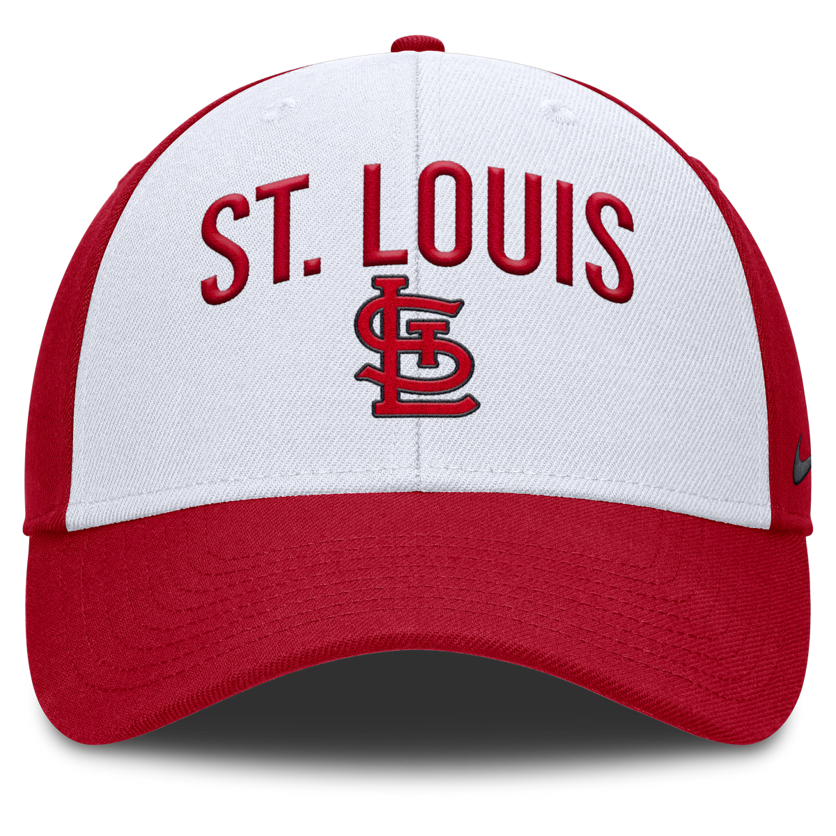St. Louis Cardinals Nike Red Club Adjustable Hat product image 2, provided for visual reference and product detail review