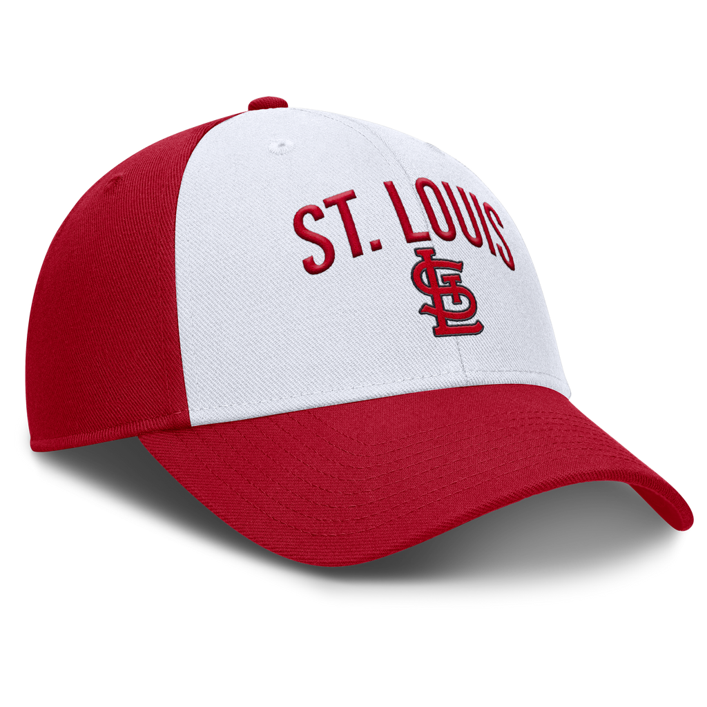 St. Louis Cardinals Nike Red Club Adjustable Hat product image 3, provided for visual reference and product detail review