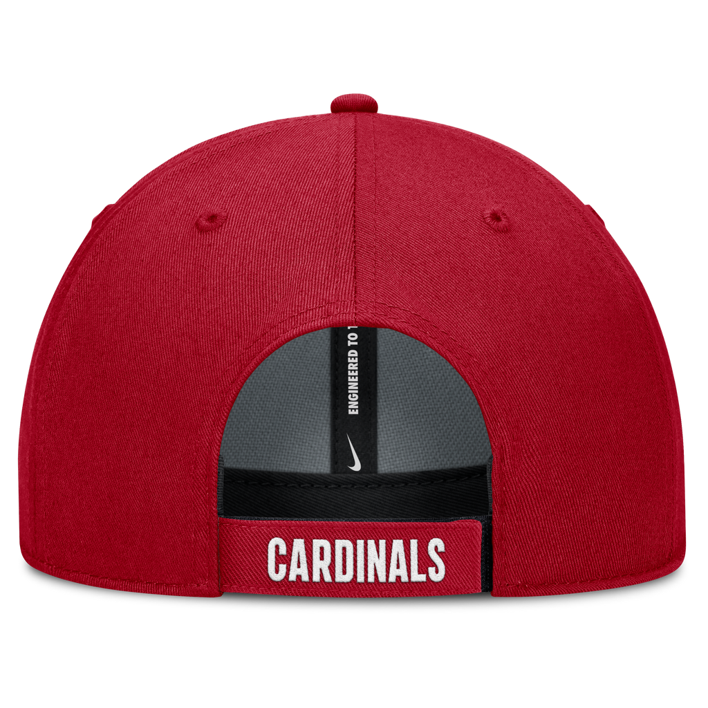 St. Louis Cardinals Nike Red Club Adjustable Hat product image 4, provided for visual reference and product detail review