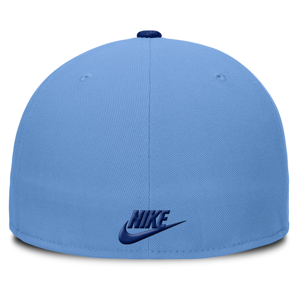 Mens Chicago Cubs Nike Cooperstown Blue Dri-Fit True Fitted Hat product image 4, provided for visual reference and product