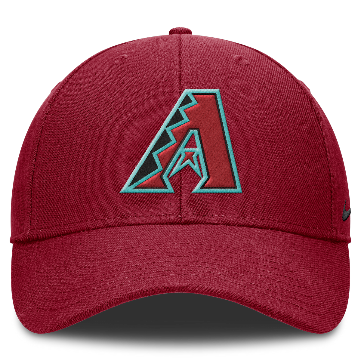 Arizona Diamondbacks Nike Crimson Club Adjustable Hat product image 2, provided for visual reference and product detail