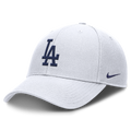 Los Angeles Dodgers Nike White Club Adjustable Hat product image 1, provided for visual reference and product detail review