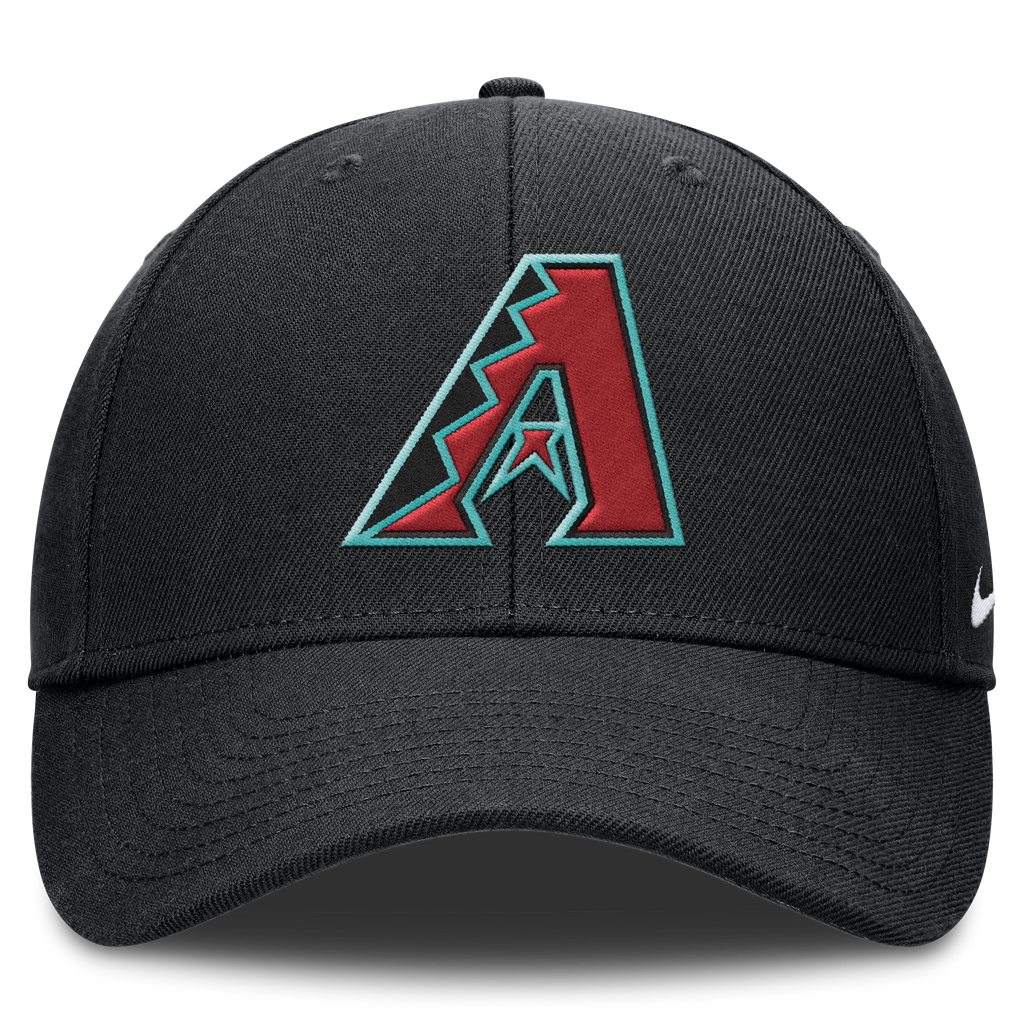 Arizona Diamondbacks Nike Black Club Adjustable Hat product image 2, provided for visual reference and product detail review