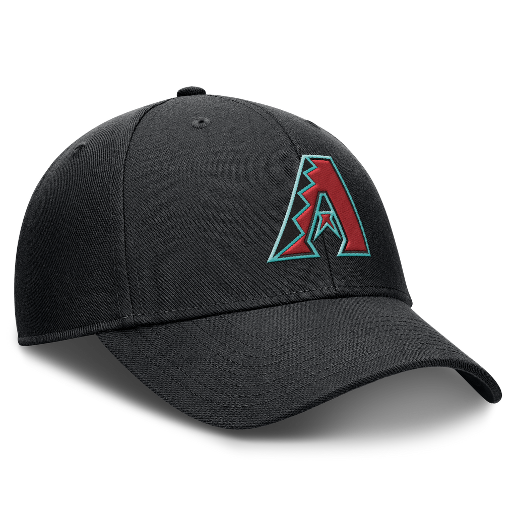 Arizona Diamondbacks Nike Black Club Adjustable Hat product image 3, provided for visual reference and product detail review