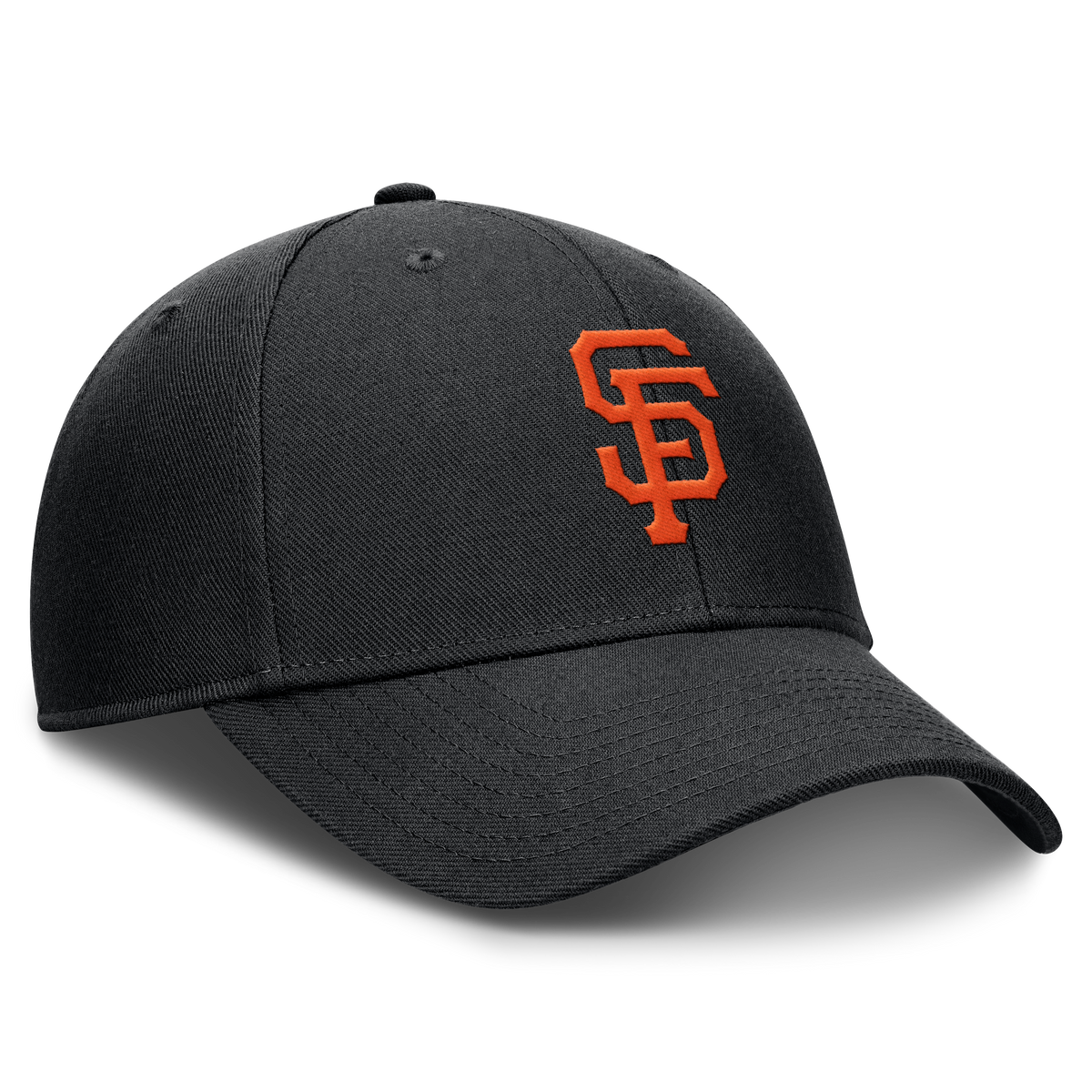 San Francisco Giants Nike Black Club Adjustable Hat product image 3, provided for visual reference and product detail review