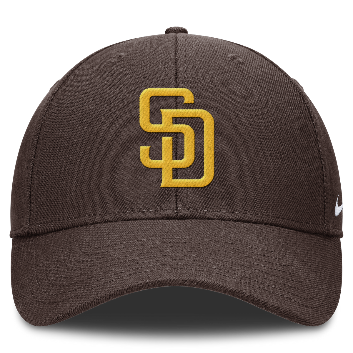San Diego Padres Nike Brown Club Adjustable Hat product image 2, provided for visual reference and product detail review