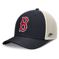 Boston Red Sox Nike Rise Navy Adjustable Snapback Trucker Hat product image 1, provided for visual reference and product