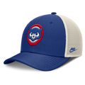 Chicago Cubs Nike Rise Royal Blue Adjustable Snapback Trucker Hat product image 1, provided for visual reference and product