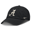 Alabama Crimson Tide Black Nike Club Unstructured Adjustable Hat product image 1, provided for visual reference and product