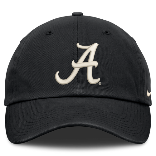 Alabama Crimson Tide Black Nike Club Unstructured Adjustable Hat product image 2, provided for visual reference and product