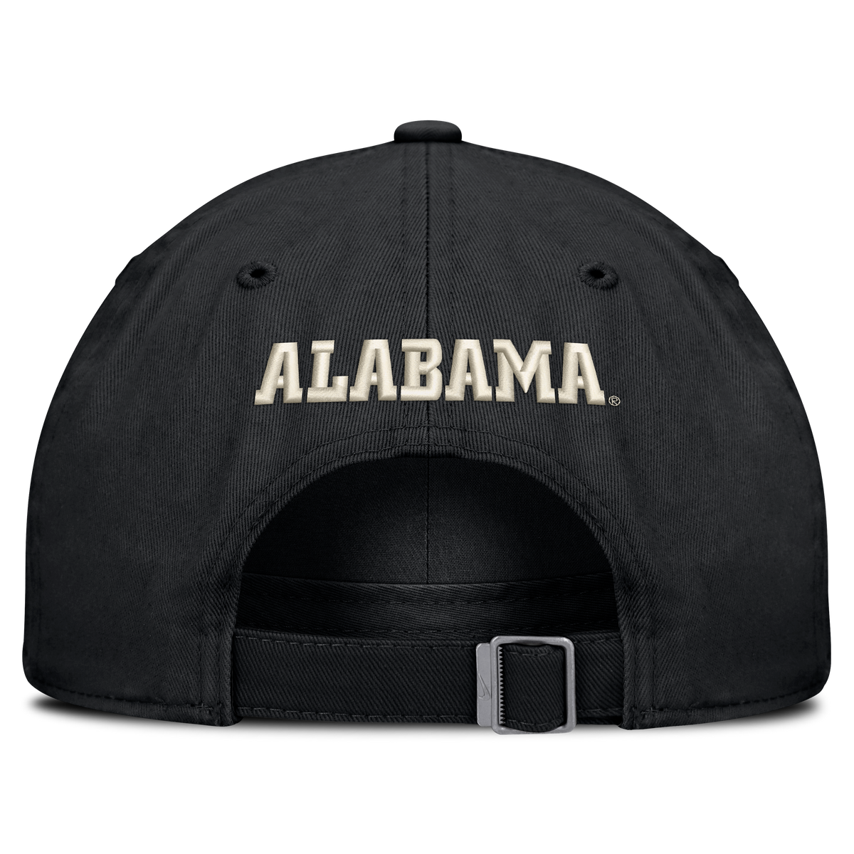 Alabama Crimson Tide Black Nike Club Unstructured Adjustable Hat product image 4, provided for visual reference and product