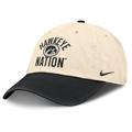 Iowa Hawkeyes Nike Unisex 2026 Primetime Natural 2-Tone Club Adjustable Hat - Natural product image 1, provided for visual