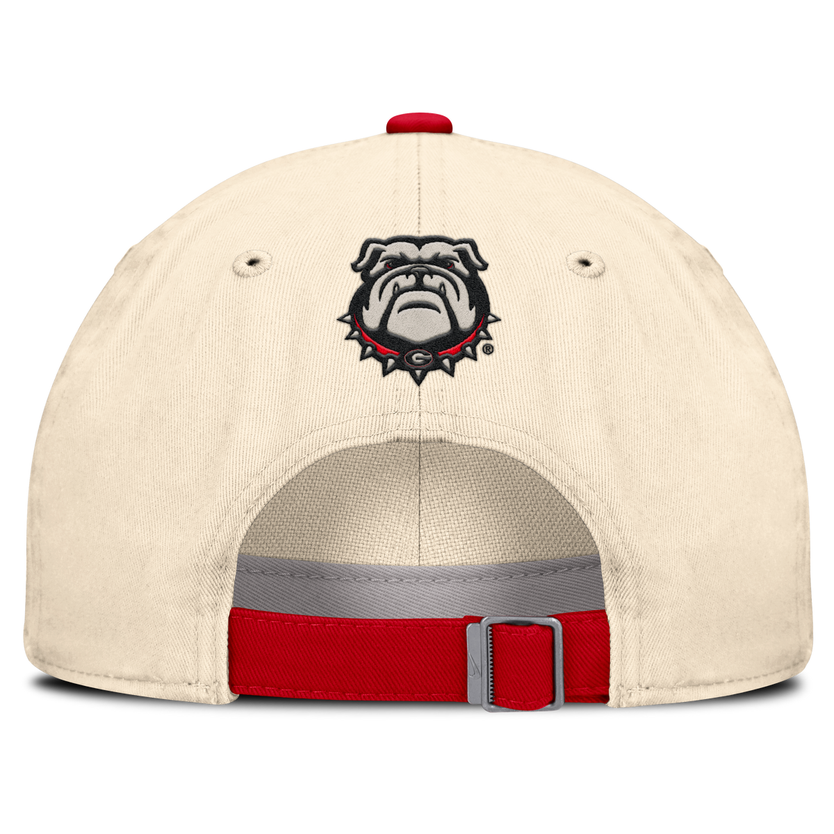Georgia Bulldogs Nike Unisex 2026 Primetime Natural 2-Tone Club Adjustable Hat - Natural product image 4, provided for