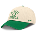 Oregon Ducks Nike Unisex 2026 Primetime Natural 2-Tone Club Adjustable Hat - Natural product image 1, provided for visual