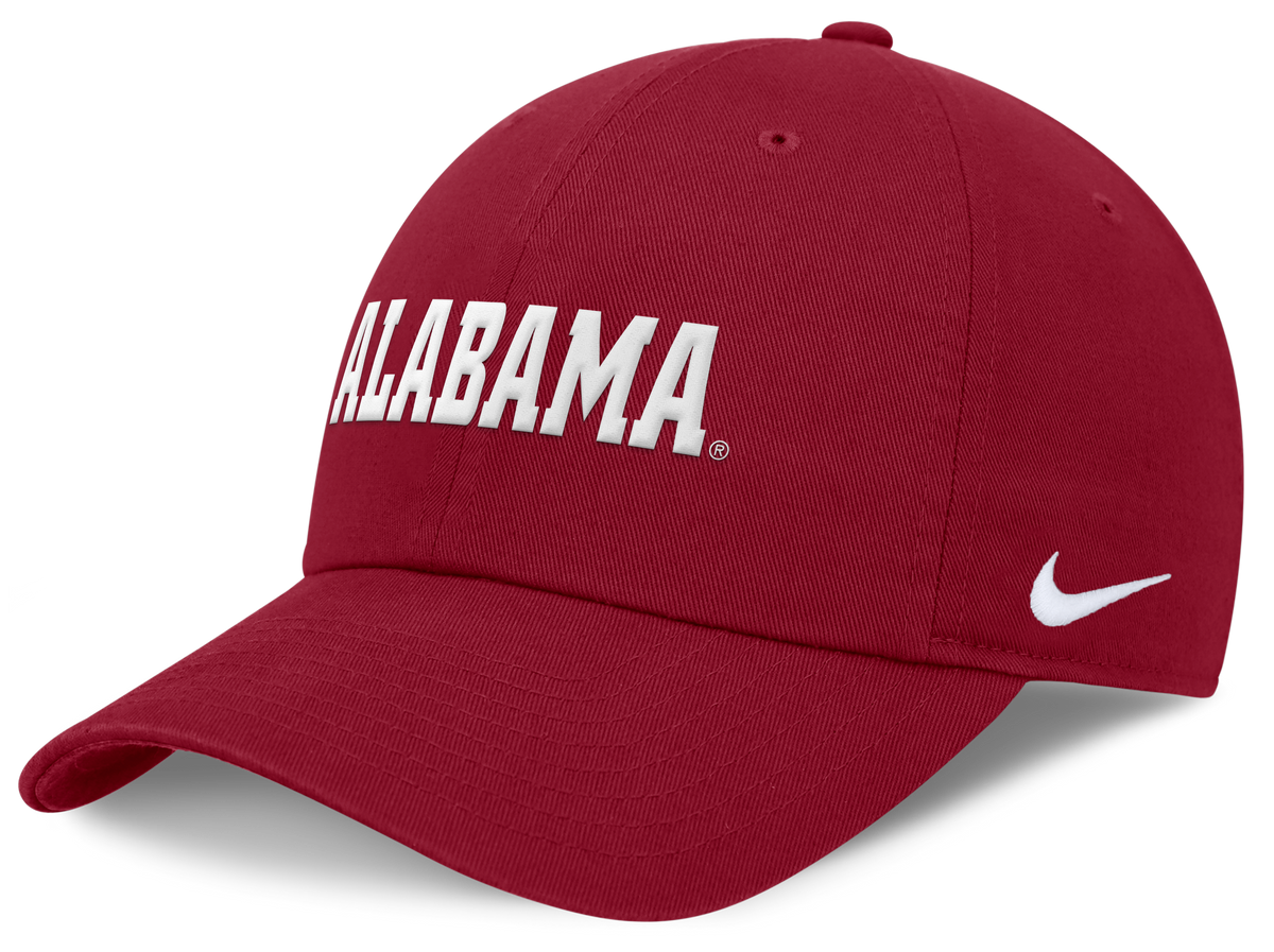 Alabama Crimson Tide Nike Crimson Dri-Fit Club Adjustable Hat product image 1, provided for visual reference and product
