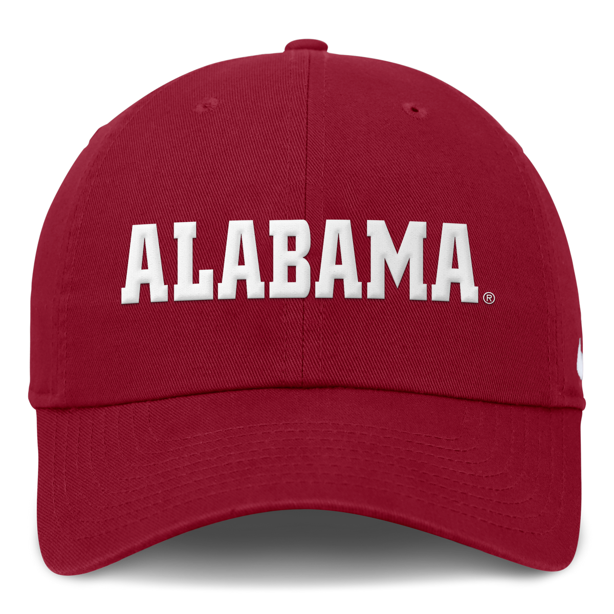 Alabama Crimson Tide Nike Crimson Dri-Fit Club Adjustable Hat product image 2, provided for visual reference and product