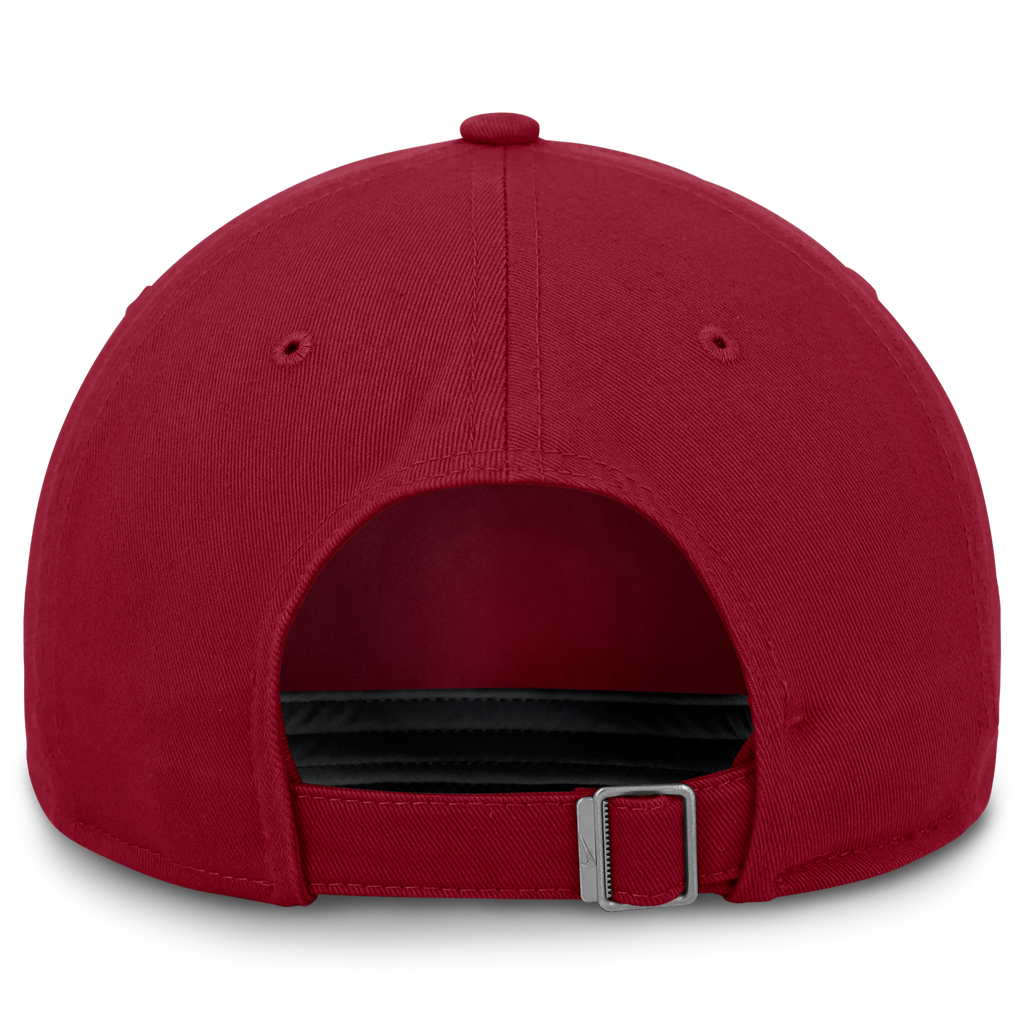 Alabama Crimson Tide Nike Crimson Dri-Fit Club Adjustable Hat product image 4, provided for visual reference and product