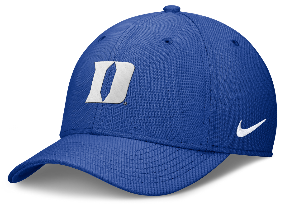 Duke Blue Devils Royal Blue Nike Rise Flex Hat product image 1, provided for visual reference and product detail review