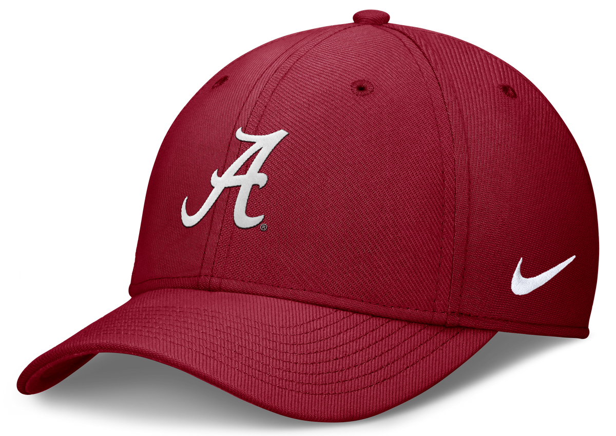 Alabama Crimson Tide Nike Crimson Rise Flex Hat product image 1, provided for visual reference and product detail review