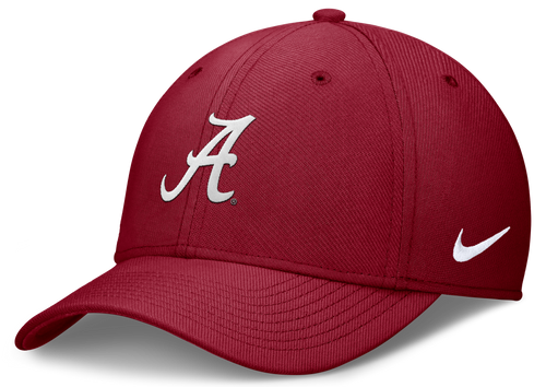 Alabama Crimson Tide Nike Crimson Rise Flex Hat product image 1, provided for visual reference and product detail review