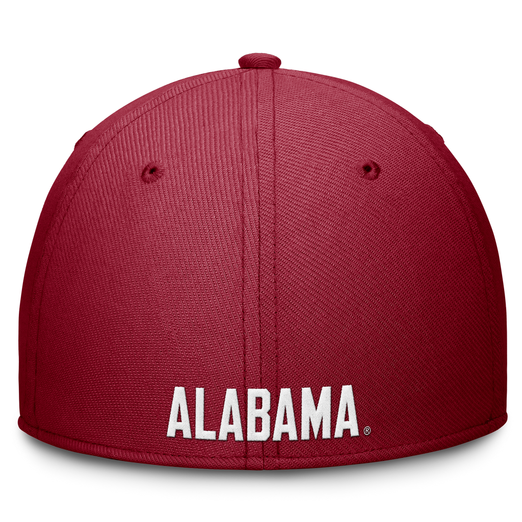 Alabama Crimson Tide Nike Crimson Rise Flex Hat product image 4, provided for visual reference and product detail review