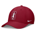 Stanford Cardinal Nike Rise Primetime Flex Hat-Maroon product image 1, provided for visual reference and product detail