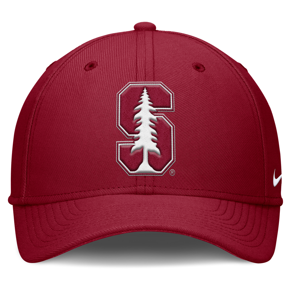 Stanford Cardinal Nike Rise Primetime Flex Hat-Maroon product image 2, provided for visual reference and product detail