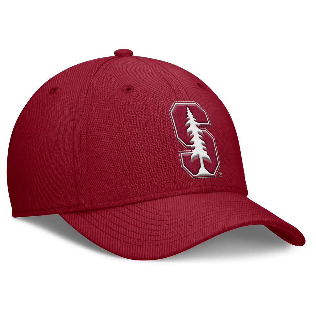 Stanford Cardinal Nike Rise Primetime Flex Hat-Maroon product image 3, provided for visual reference and product detail