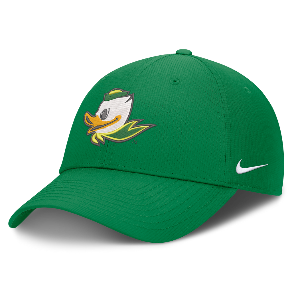 Oregon Ducks Green Nike Club Performance Adjustable Hat product image 1, provided for visual reference and product detail