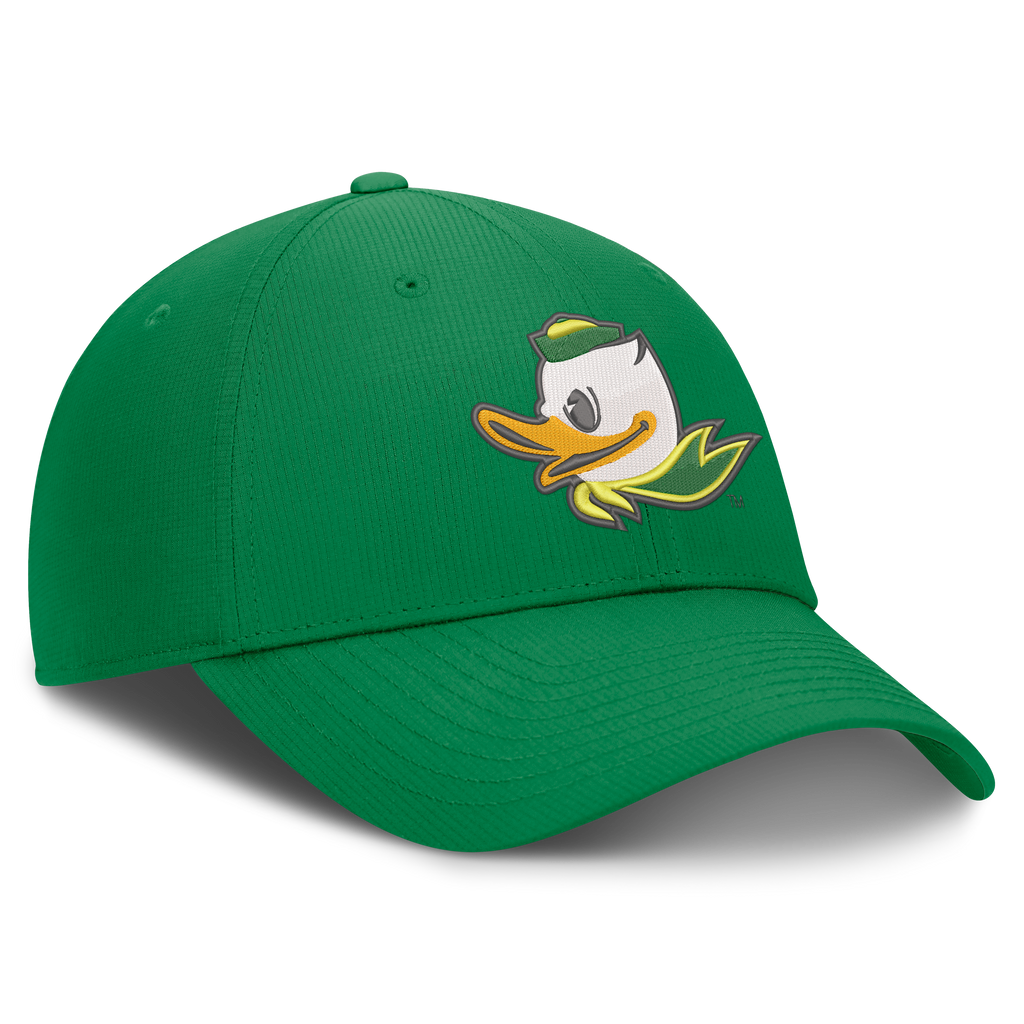 Oregon Ducks Green Nike Club Performance Adjustable Hat product image 3, provided for visual reference and product detail