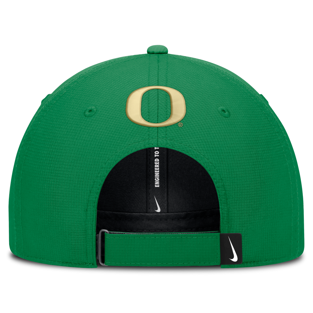 Oregon Ducks Green Nike Club Performance Adjustable Hat product image 4, provided for visual reference and product detail