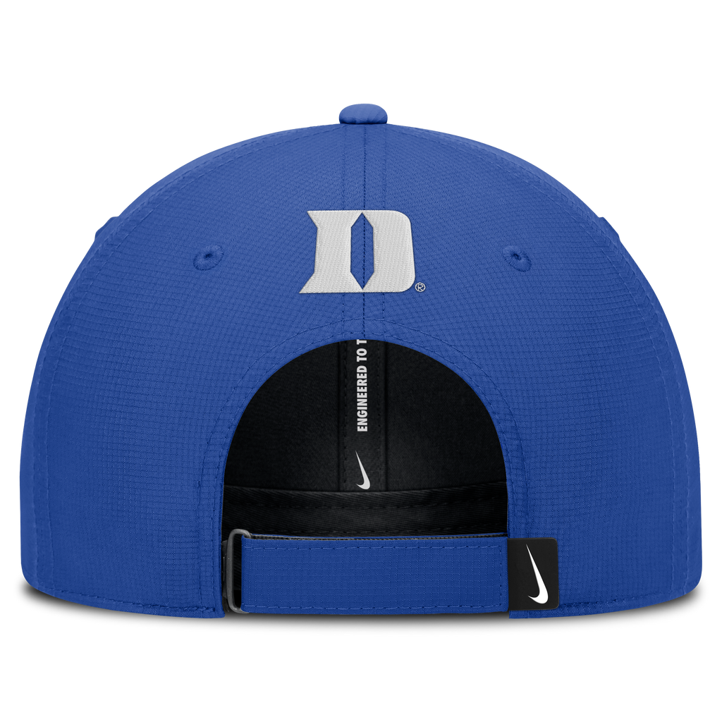 Duke Blue Devils Blue Nike Club Performance Adjustable Hat product image 4, provided for visual reference and product detail