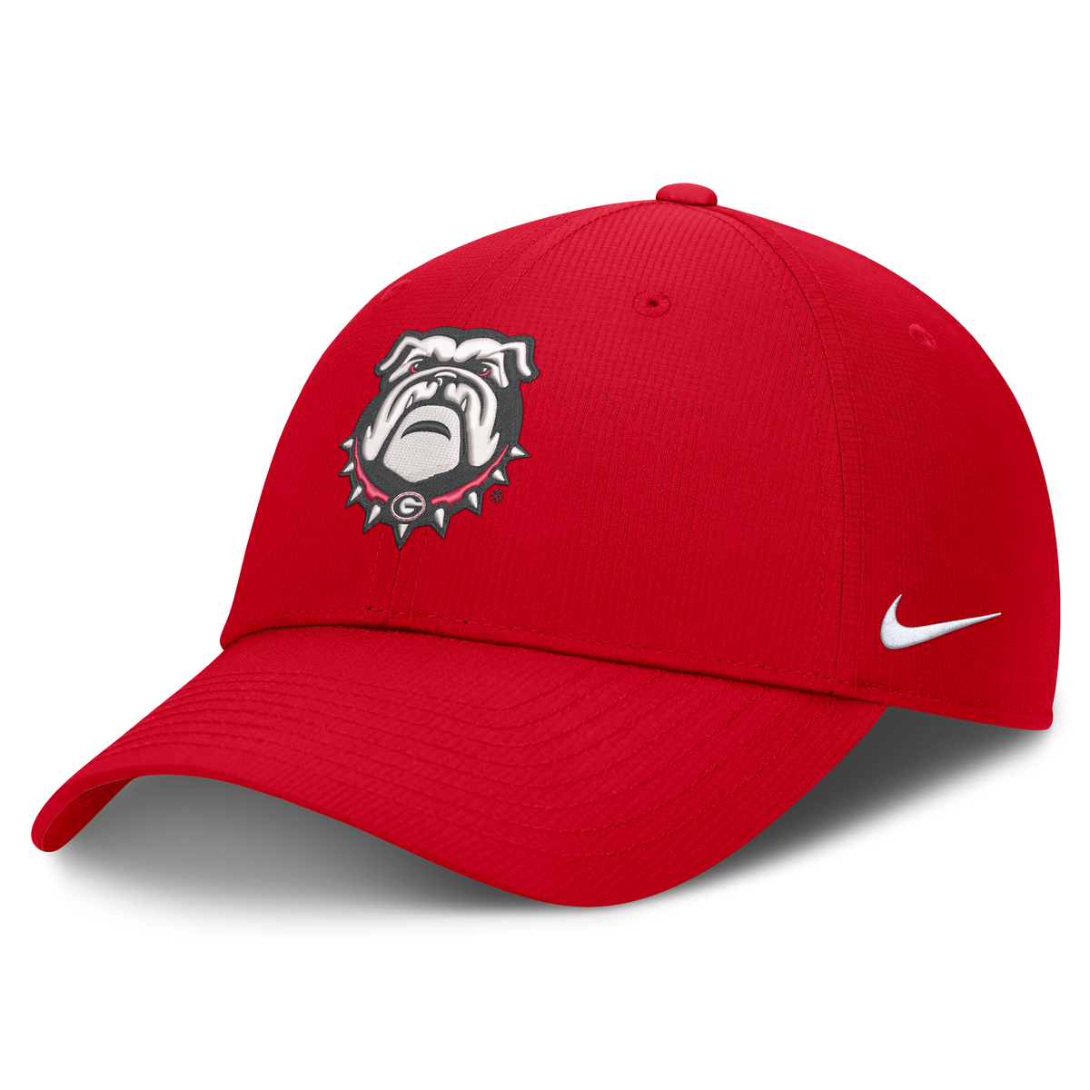 Georgia Bulldogs Nike Club Performance Adjustable Hat-Red product image 1, provided for visual reference and product detail