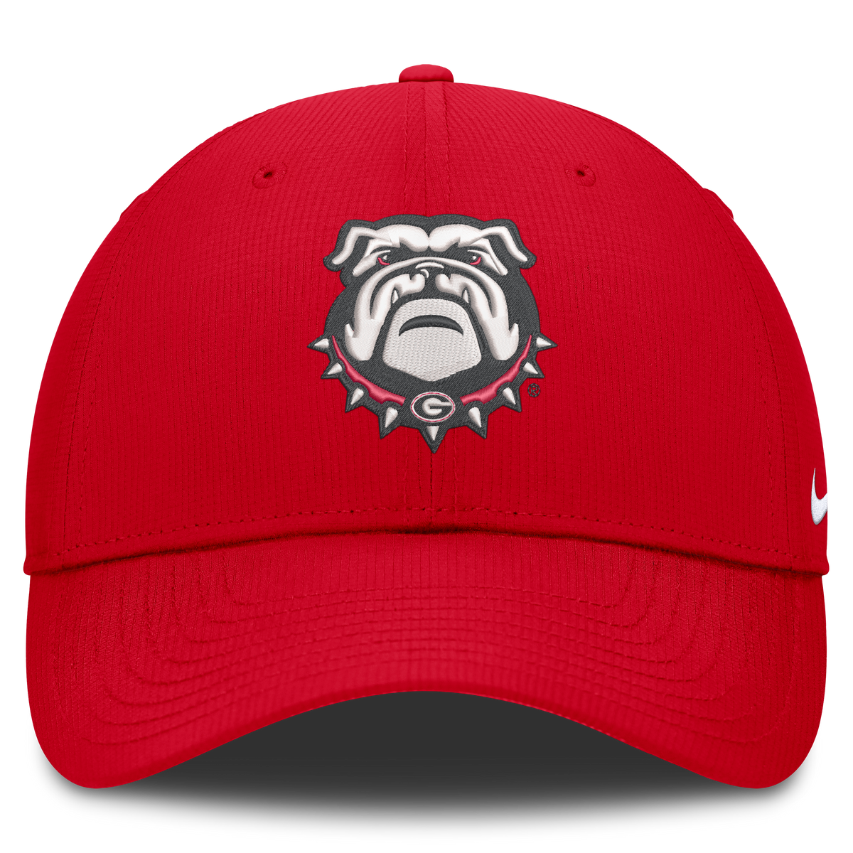 Georgia Bulldogs Nike Club Performance Adjustable Hat-Red product image 2, provided for visual reference and product detail