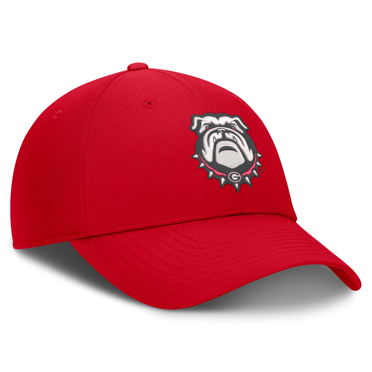 Georgia Bulldogs Nike Club Performance Adjustable Hat-Red product image 3, provided for visual reference and product detail